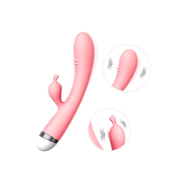 Vibromasseur Rabbit rose vintage 10 vitesse USB 